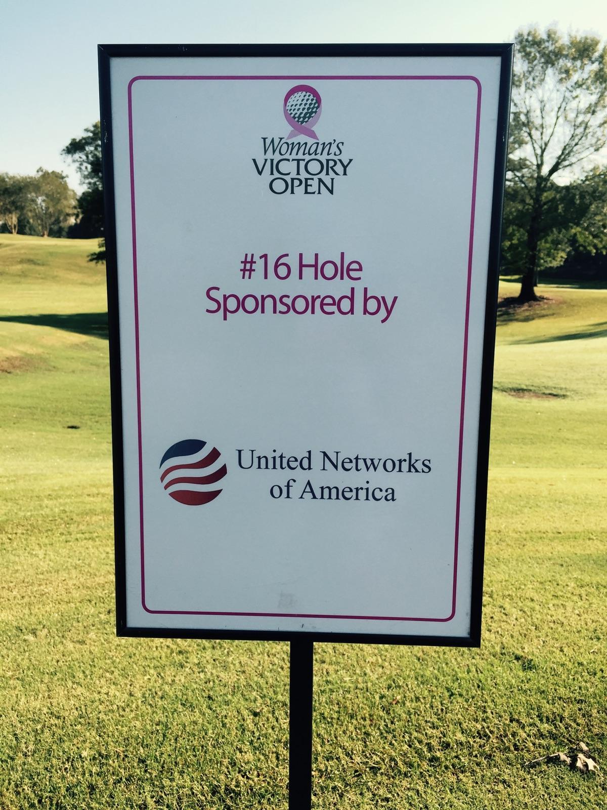 United Networks of America is a proud supporter of the Woman's Victory Open